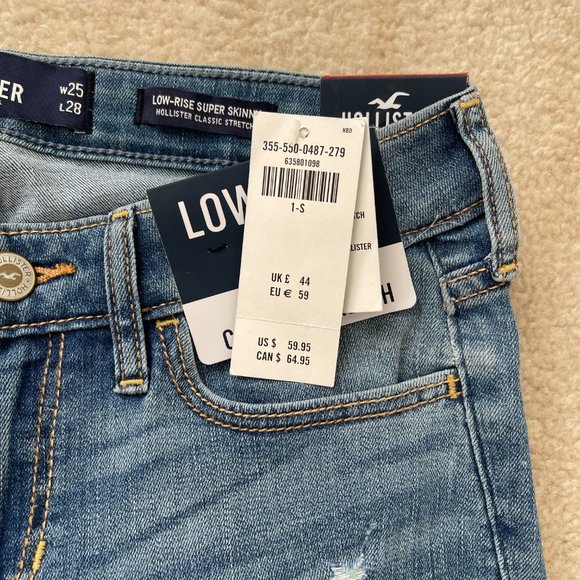 Hollister Classic Stretch Low-Rise Super Skinny Jeans - Picture 4 of 4